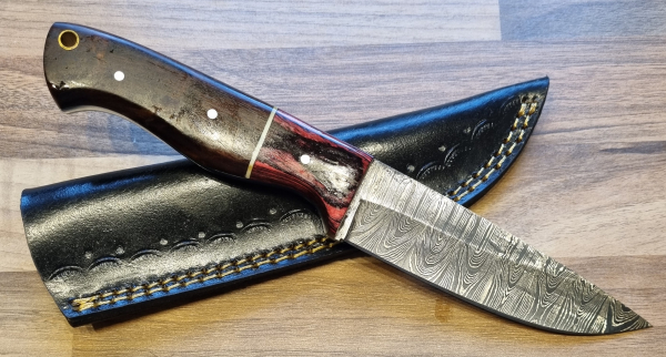 Damascus hunting knife n° 65